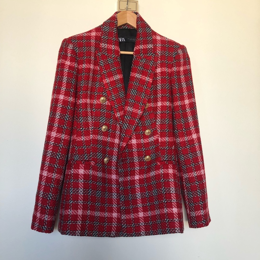 Zara Red Blazer